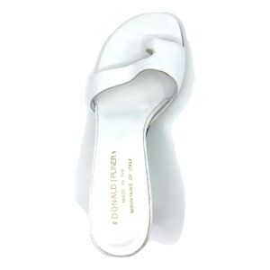 Donald J Pliner White Veda Sandal (Some Damage)